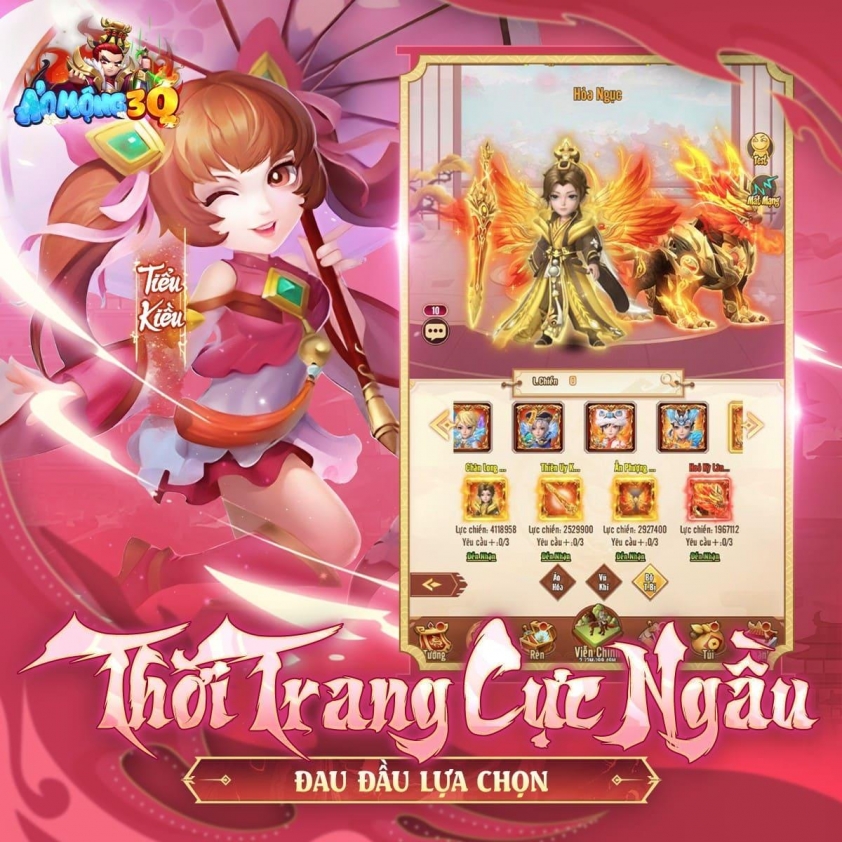 Giao diện chiến thuật của game