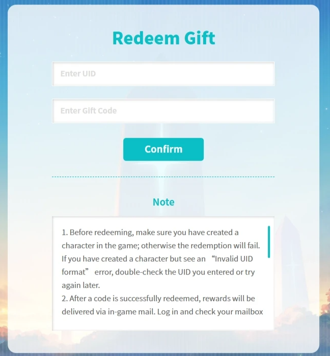 Hướng dẫn nhập code Stella Sora