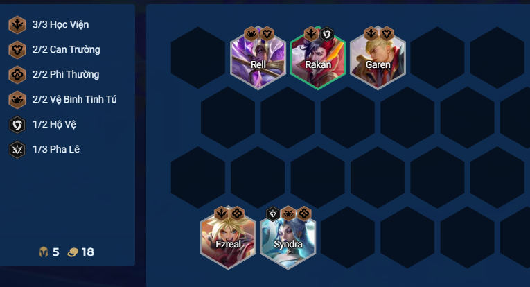 Giai đoạn đầu game đội hình Jinx VBTT
