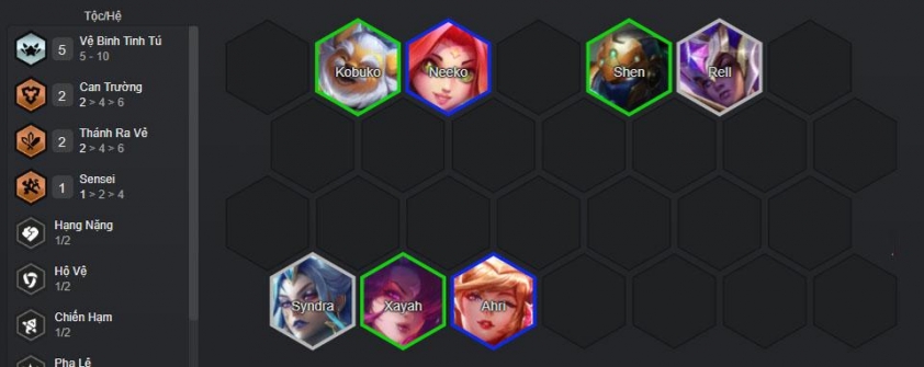 Giữa game đội hình Jinx Tập Hợp Lực Lượng