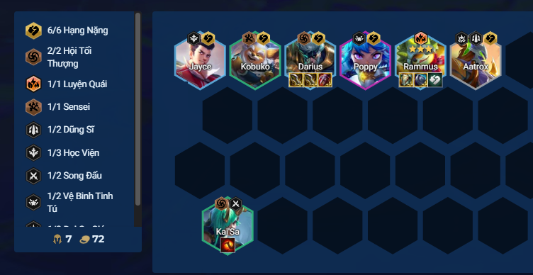 Nâng cấp đội hình giữa trận đấu