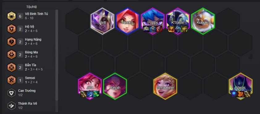 Đội hình Jinx Tập Hợp Lực Lượng mùa 15