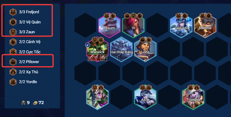 Warwick 2 sao cùng Ryze cuối trận