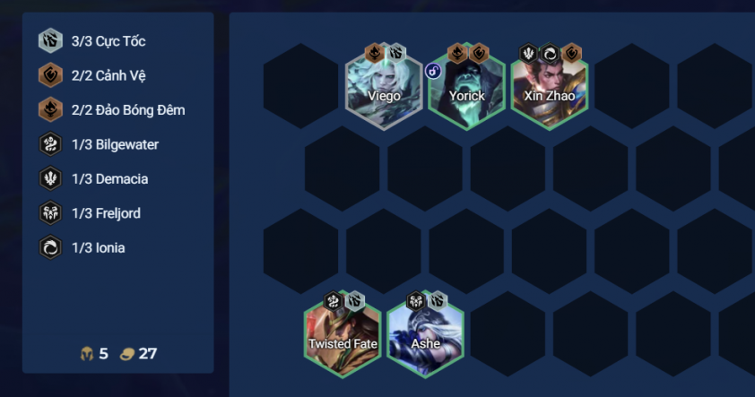 Đội hình đầu game Kalista Chinh Phạt