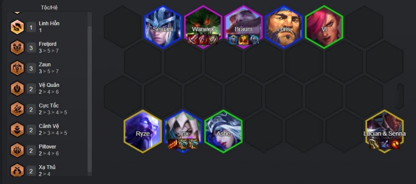 Hoàn thiện đội hình cuối game với Lucian, Ryze và xạ thủ khác