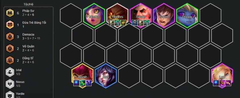 Cuối game đẩy mạnh sức mạnh DTCL mùa 16