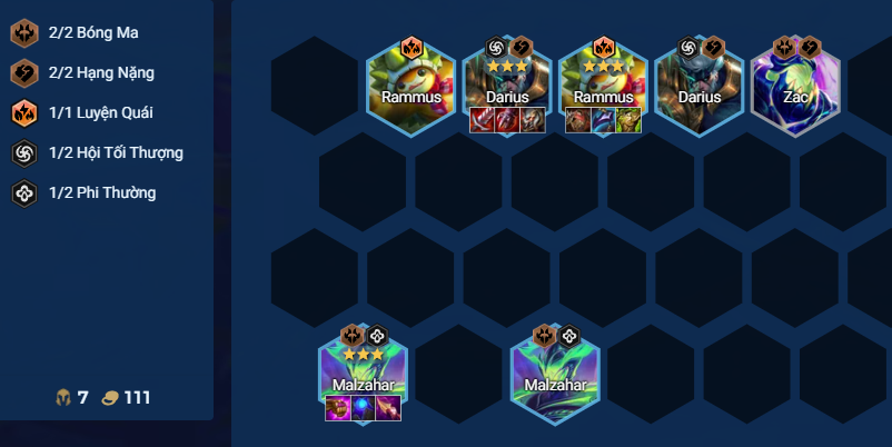 Reroll đội hình Malzahar ở cấp 7