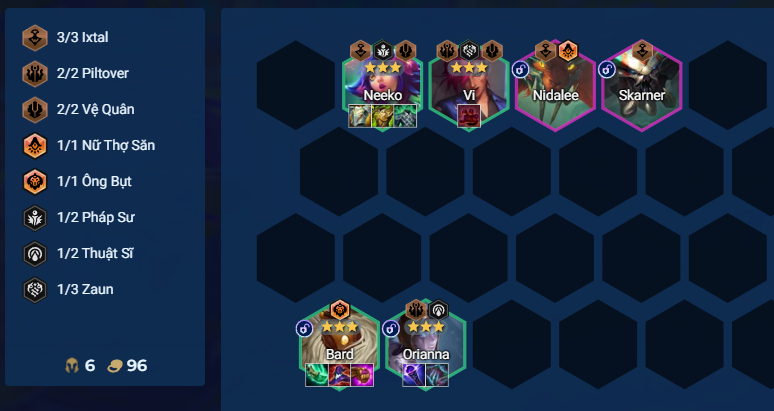 Chiến thuật giữa game Bard Ixtal Chiến thuật giữa game đội hình Bard Ixtal