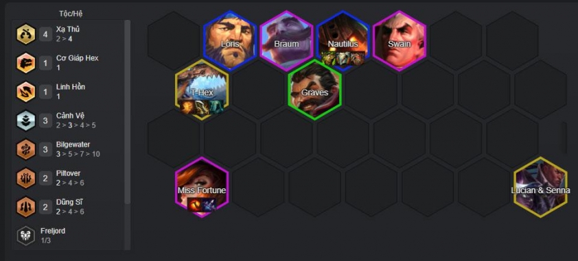 Hoàn thiện đội hình với T-Hex và Miss Fortune 2 sao