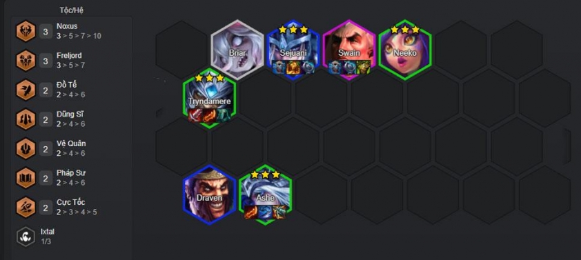 Đội hình Ashe Cực Tốc DTCL mùa 16 Đội hình Ashe Cực Tốc DTCL mùa 16