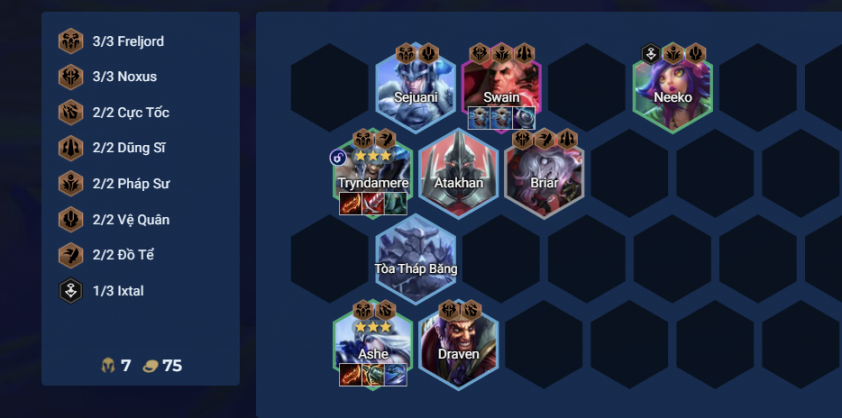 Đội hình Tryndamere trong DTCL Mùa 16