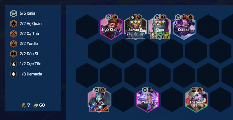 Chiến thuật giữa game với Yunara và Ionia