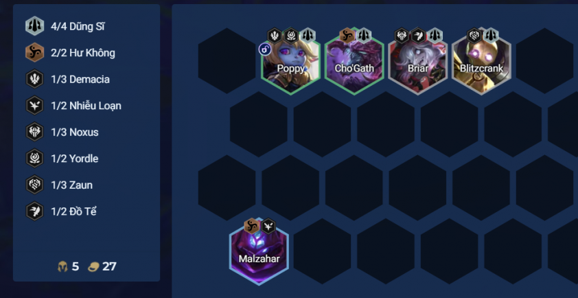 Đội hình đầu game với tướng Dũng Sĩ giá rẻ