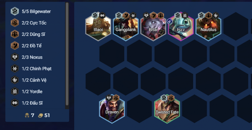 Giữa game DTCL Gangplank Bel'Veth