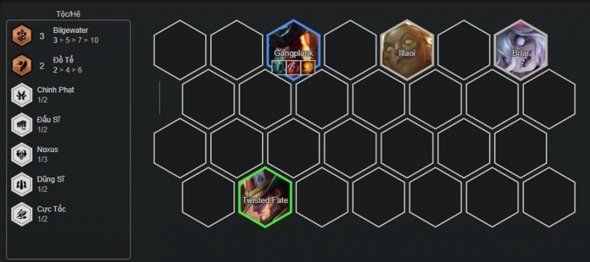 Cách chơi đầu game đội hình Draven Gangplank