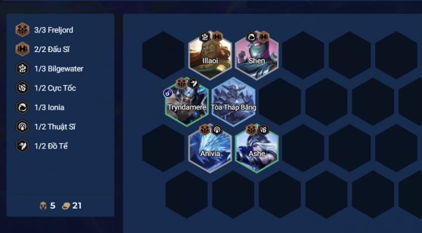 Cách chơi đầu game đội hình Freljord