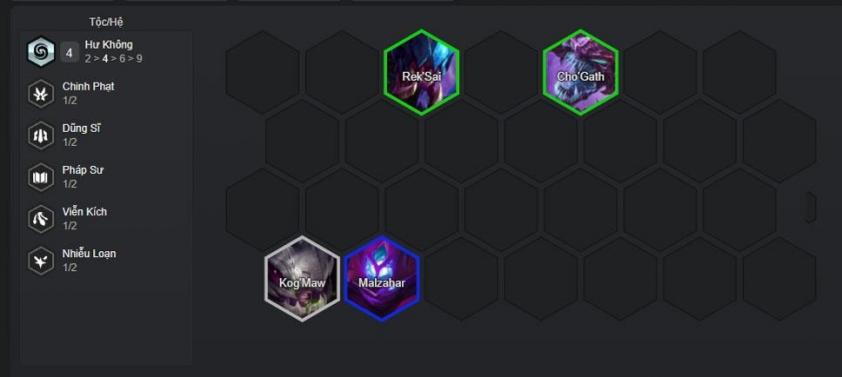 Giai đoạn đầu trận với Hư Không Fast 9