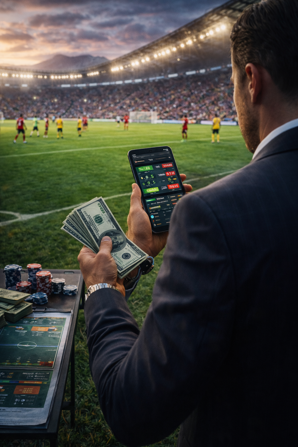 Cược thủ và trận bóng tối nay